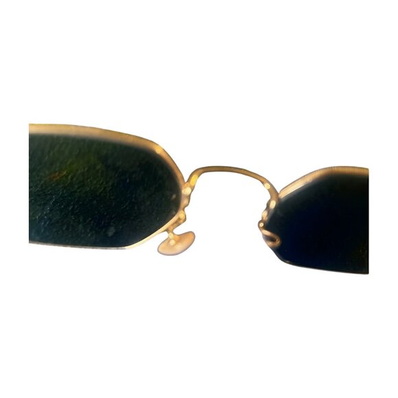 Ray-Ban Sunglasses RB 3556N 001 Polished Arista Gold Green G-15 Lens 53mm - Picture 3 of 6